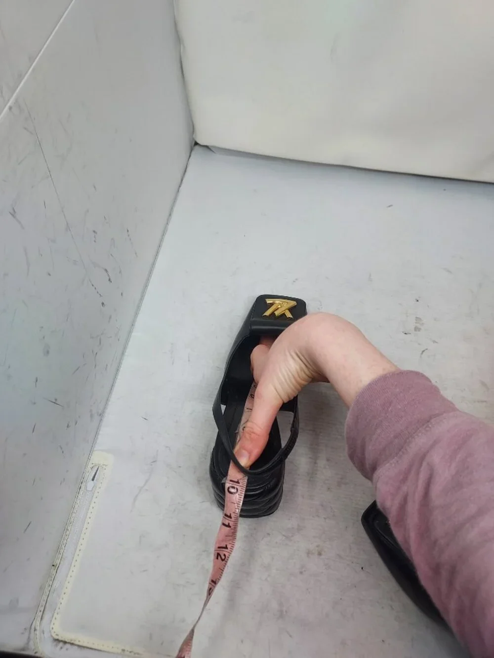 Louis Vuitton LV Logo Black Shake Slingback Pump